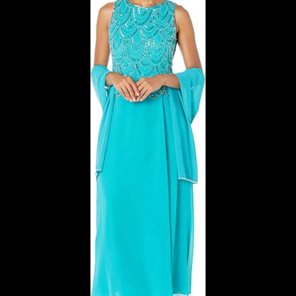 JKARA Aqua Dress